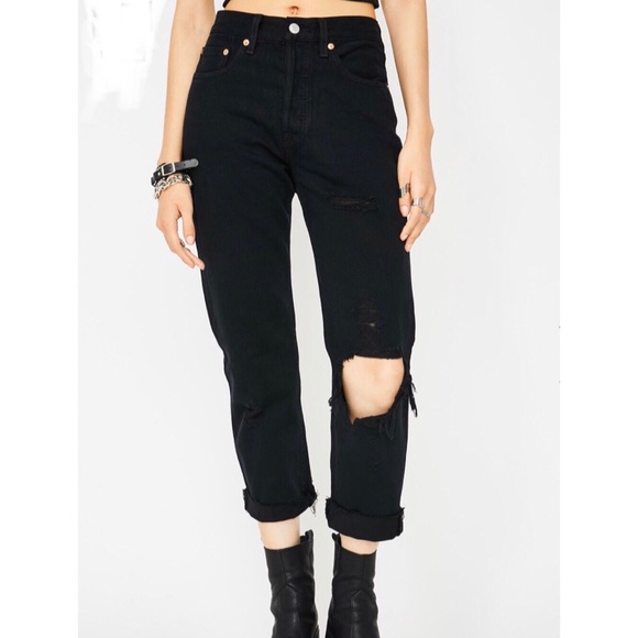 Levi's Denim - Levi’s Premium Original Cropped High Rise Jeans